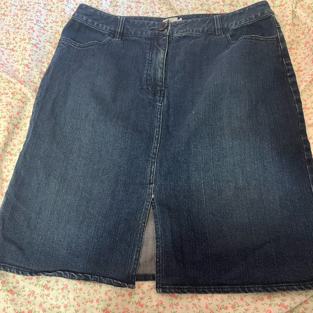Calvin Klein Jeans Dark Blue Pencil Skirt